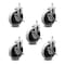 Service Caster 5 Inch Thermoplastic Wheel 5/16 Threaded Stem Caster Set with Brakes SCC, 5PK SCC-TS05S510-TPRS-SLB-5161815-5 - alternate 1